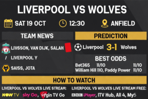 Liverpool vs Wolves live stream