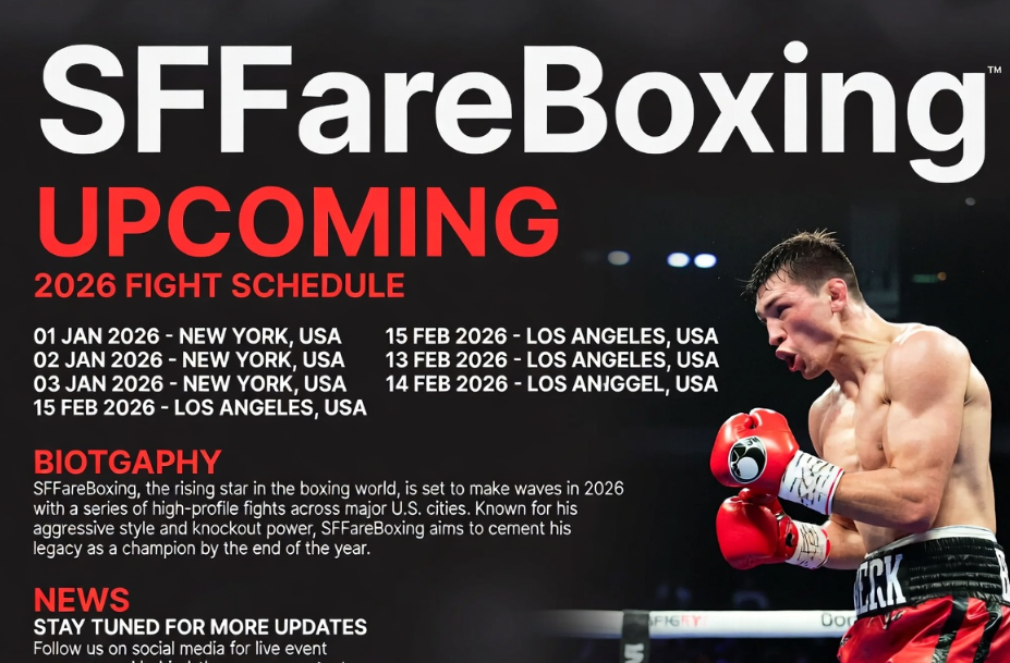 SFFareBoxing Upcoming: 2026 Fight Schedule, Biography, and News SFFareBoxing upcoming